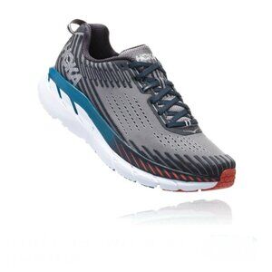 Hoka One One Clifton 5 1093755 FGEB Mens US 11 Running Shoes Gray Sneakers
